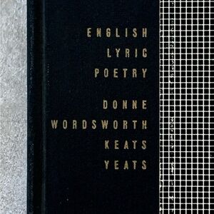 🥀 English Lyric Poetry 🥀 Yeats Keats Donne Wordsworth ~ 1954.